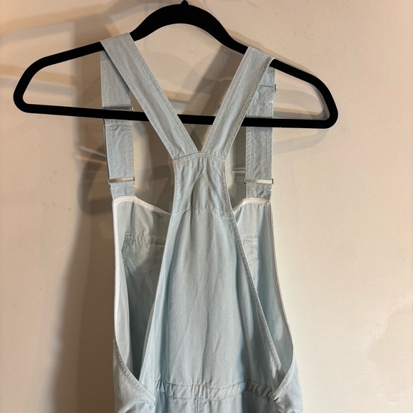 WILFRED FREE Sz XS Valletta Light Greenish Overalls Drawstring Zipper Pockets - Picture 7 of 10